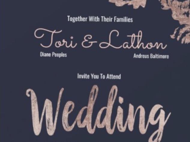 The Wedding Website of Tori Peoples Baltimore and Lathon Baltimore