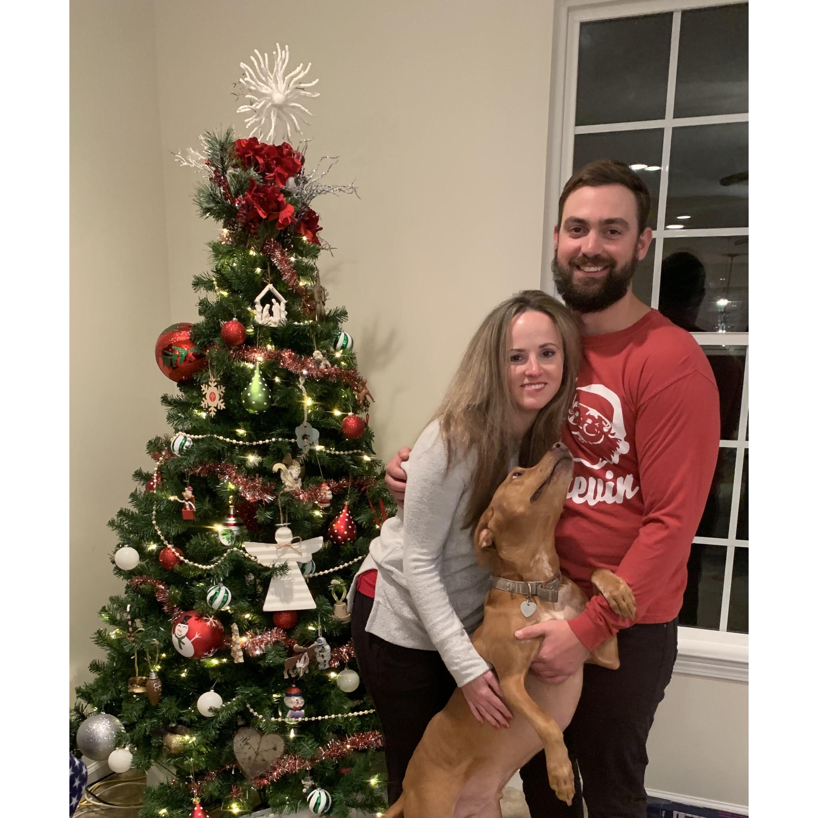 Christmas in our first home together.