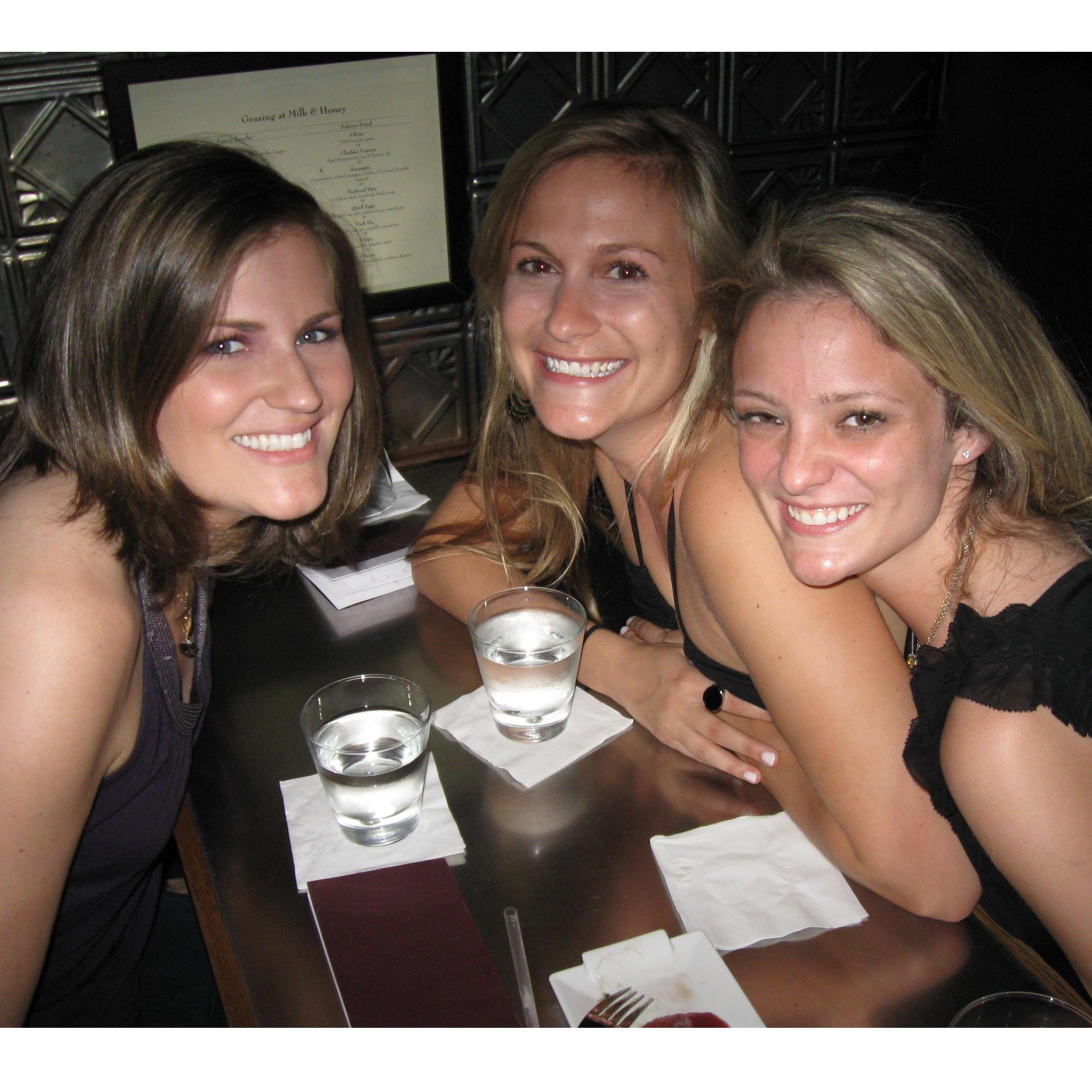 Michelle Di Ionno (middle) and Julia, London, 2011