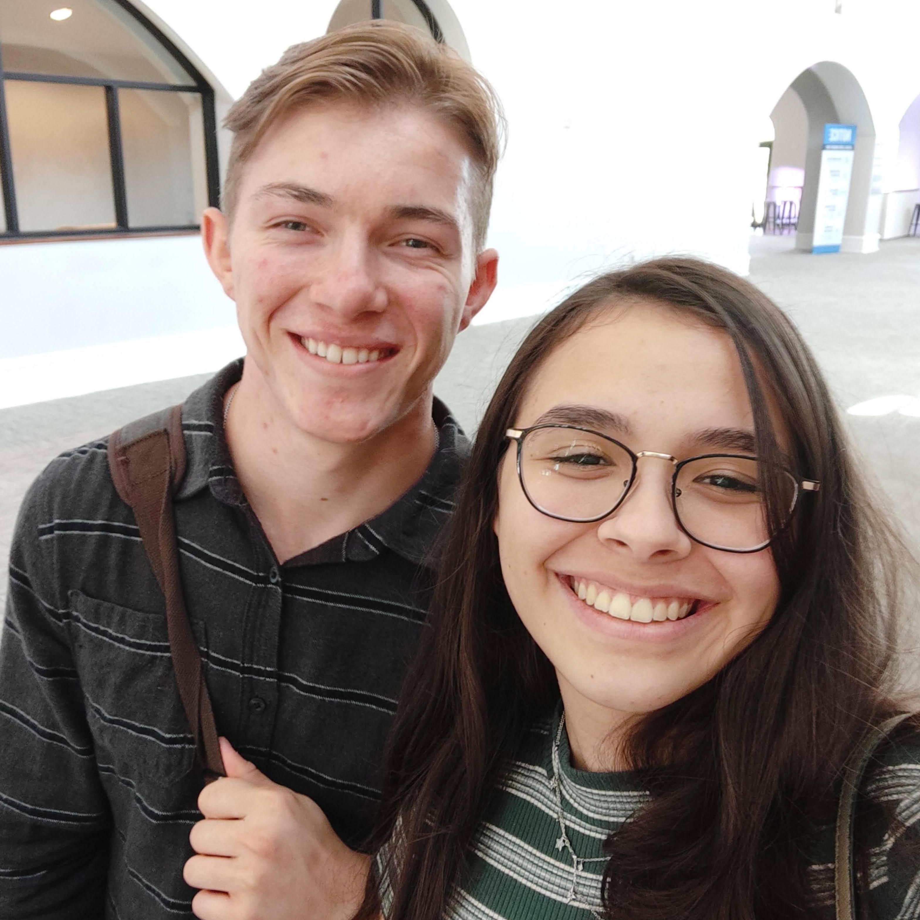 First time serving at church together!