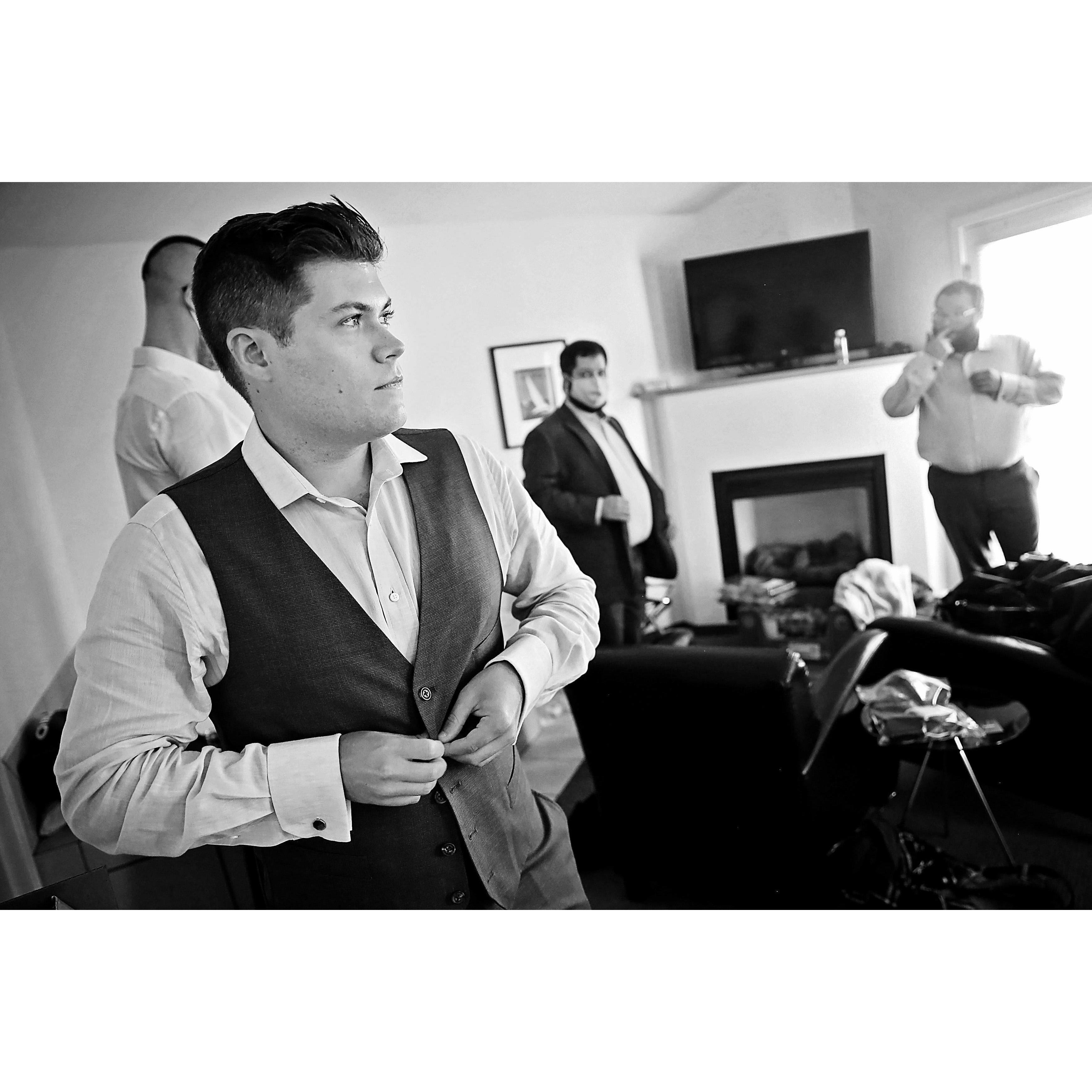 One of many getting ready shots.
