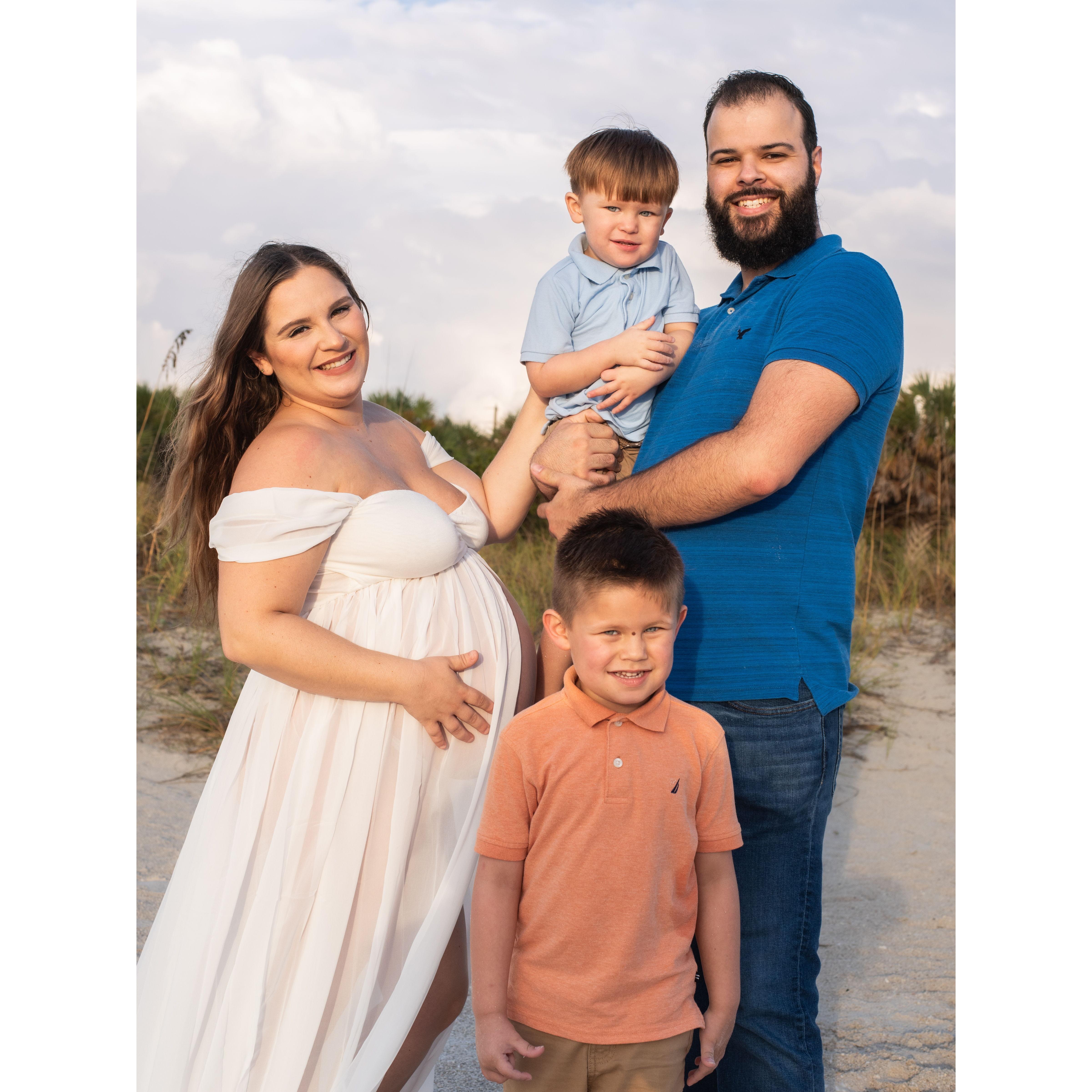 Just us in pure bliss, growing our family