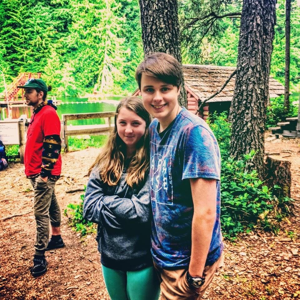 Dropping Callum off at camp thunderbird camp July 2017.