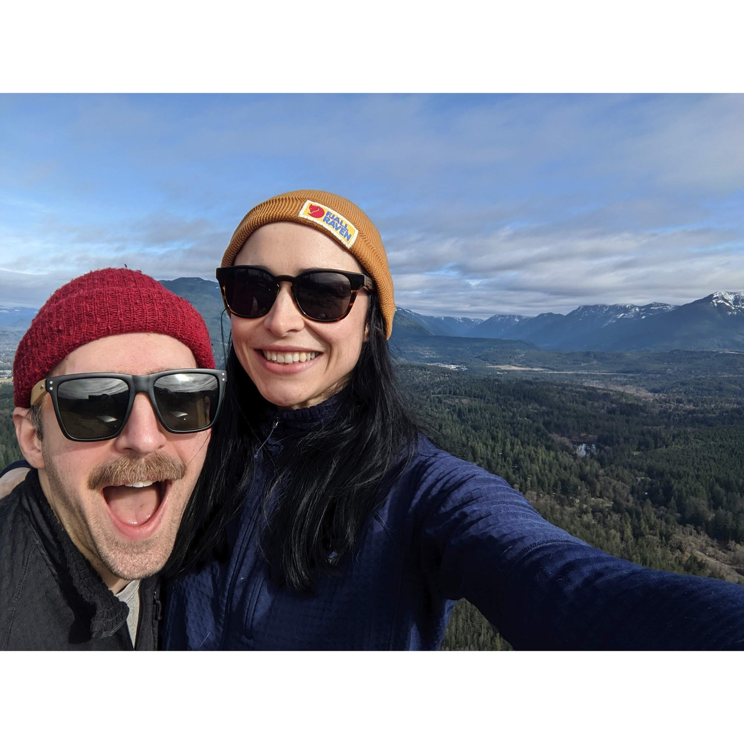 Our first time hiking Rattlesnake Ledge
