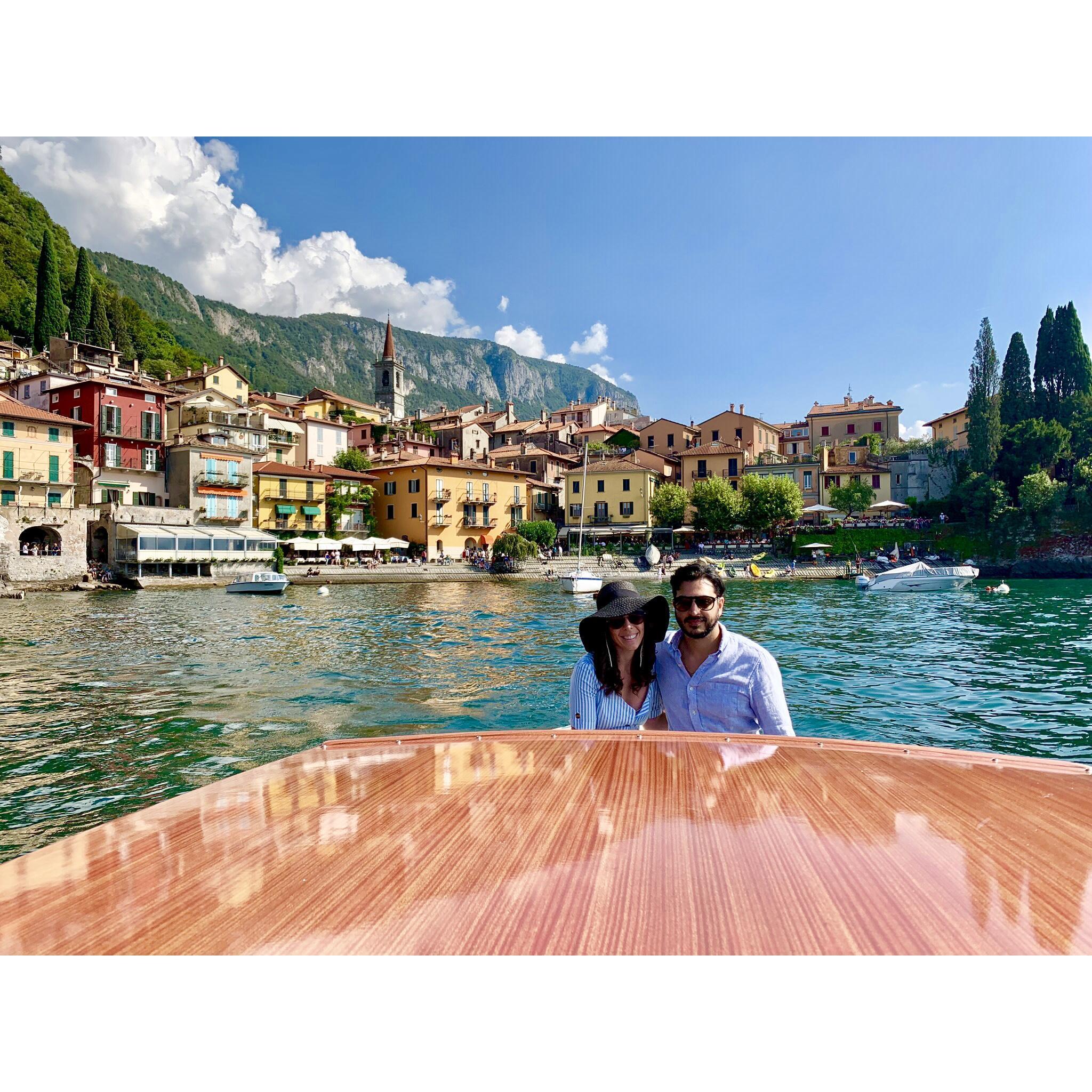 Looking for Clooney's on Lake Como. For the record, we were unsuccessful!