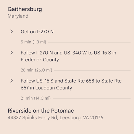 From Gaithersburg,Germantown,and Rockville, MD