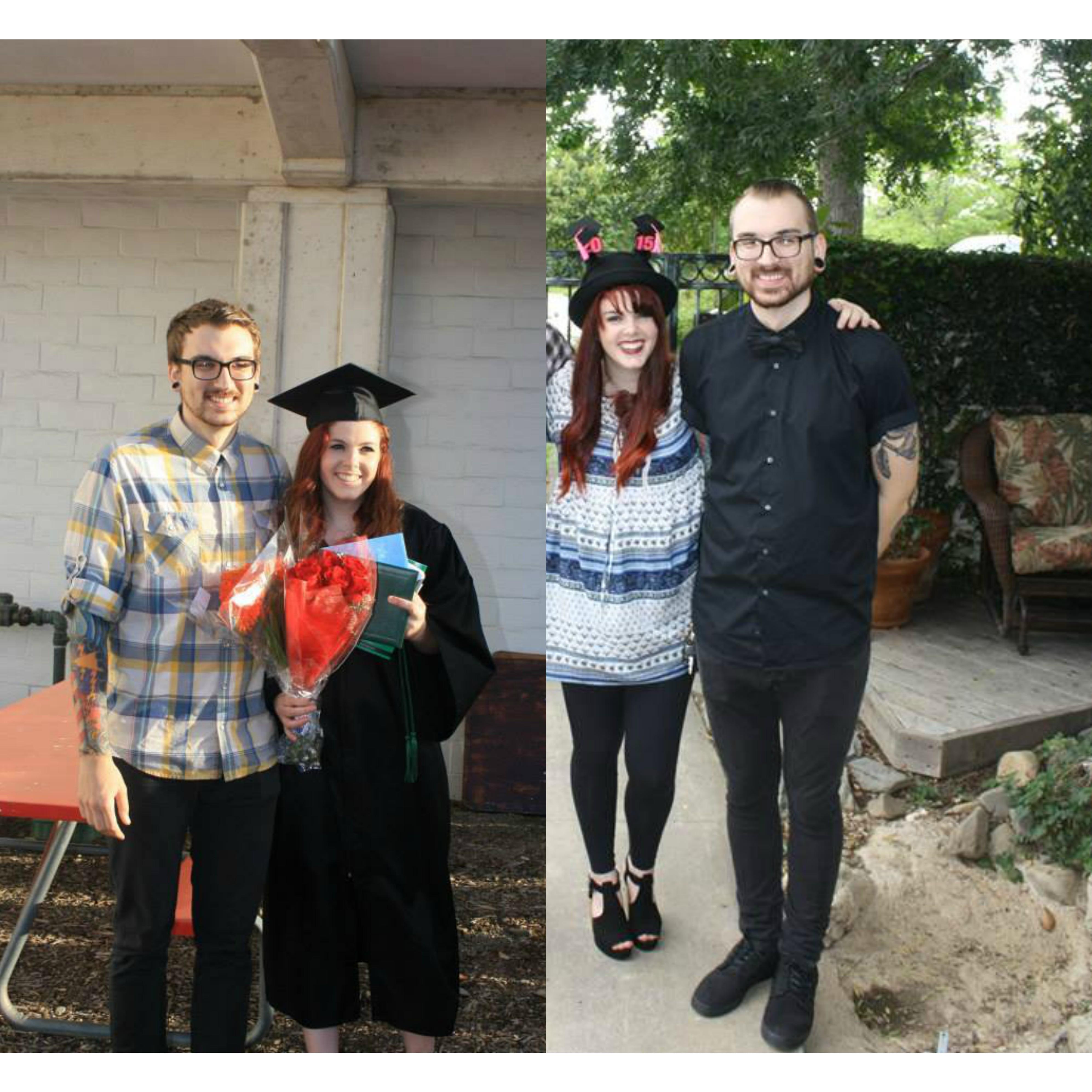 Garett has been extremely supportive throughout all of Haley's education, and now as she gets through her first few years of teaching.