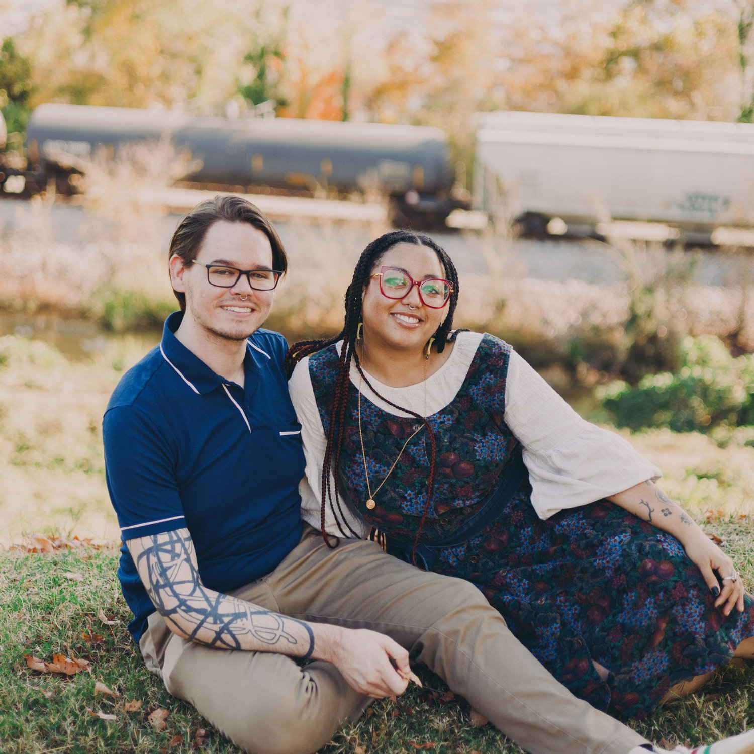 Engagement Photoshoot in Hollywood Cemetery