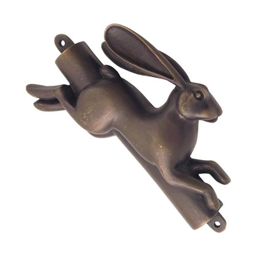Bronze "Hare" Rabbit Mezuzah