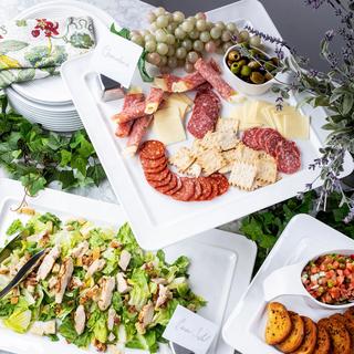 Ridge Square Large Melamine Platter