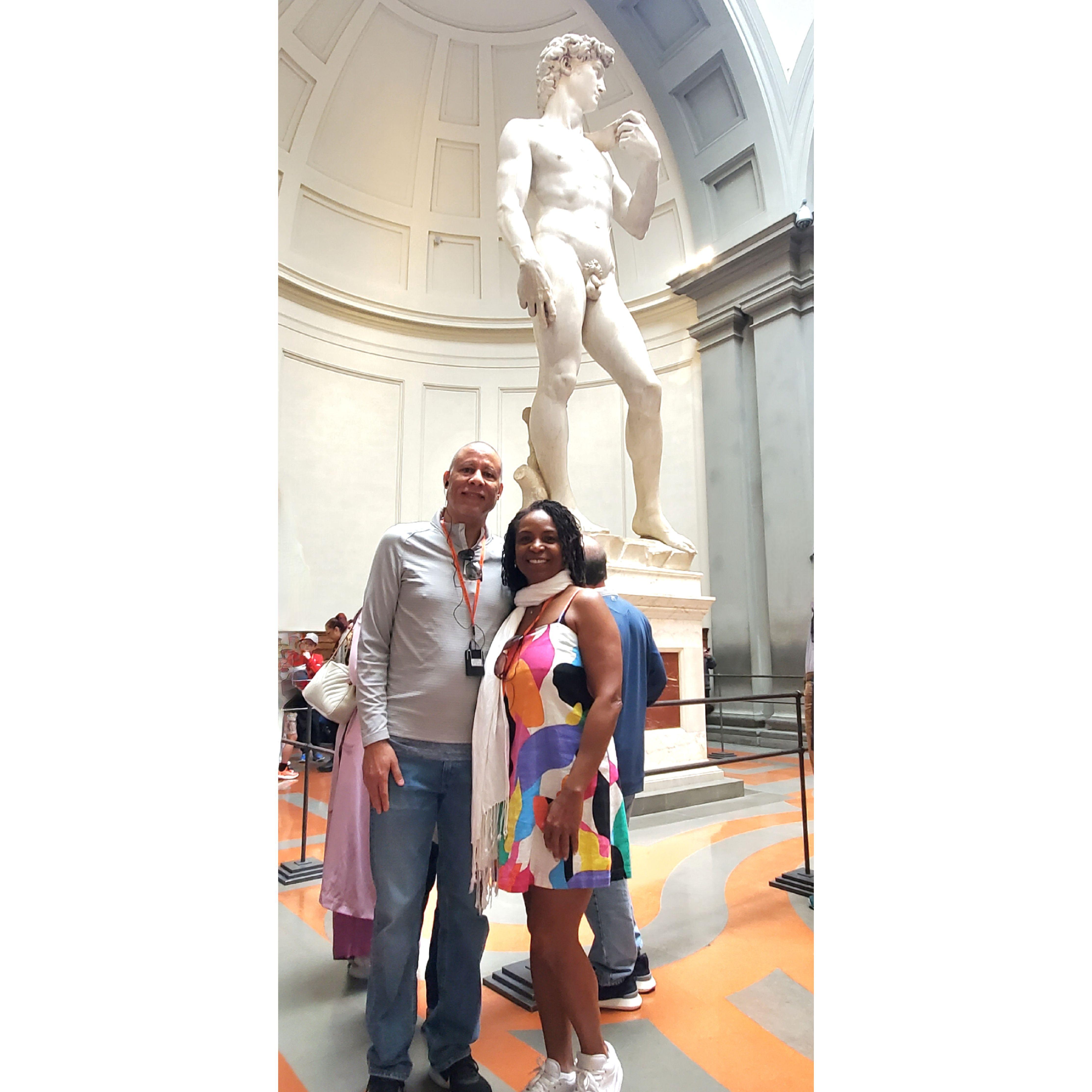Statue of David in Florence, Italy
