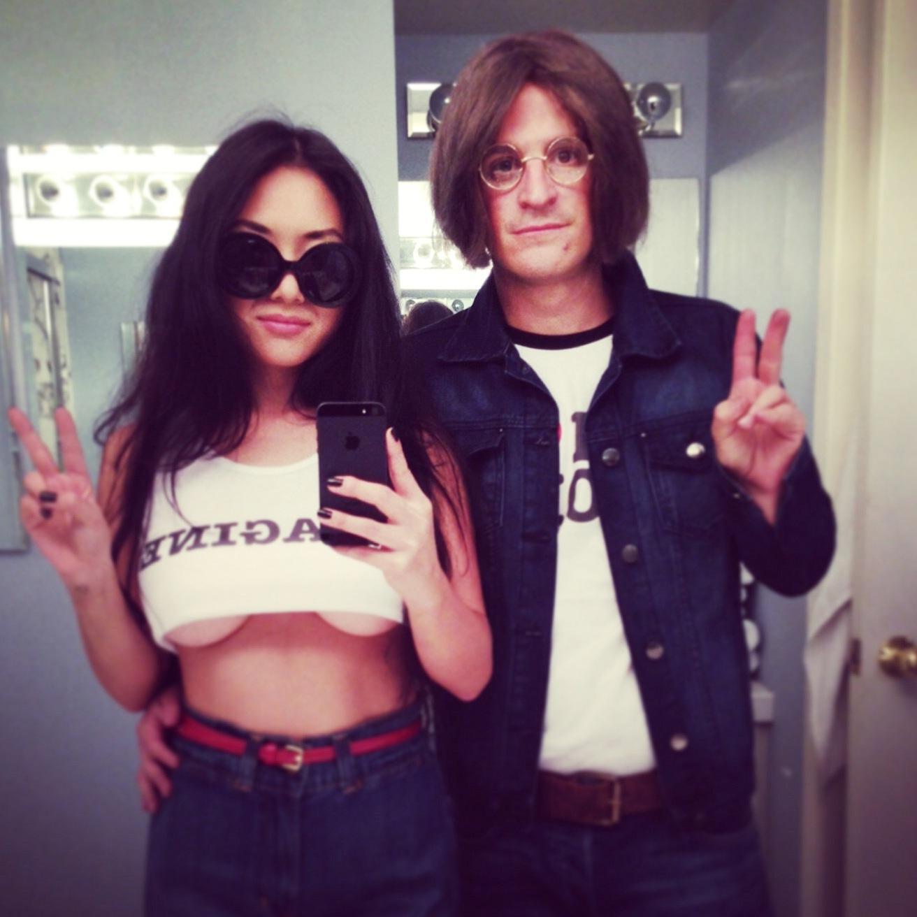 Our 1st Halloween. John and Yoko.