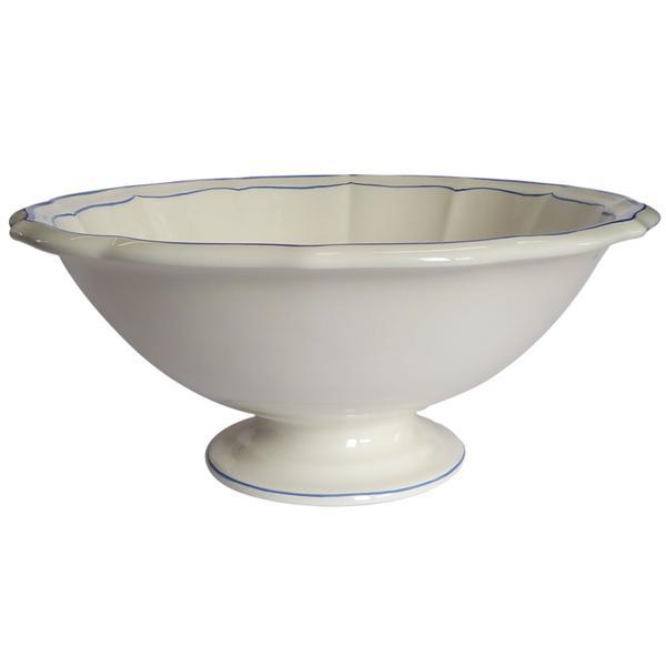 Gien Filet Bleu Open Vegetable Bowl