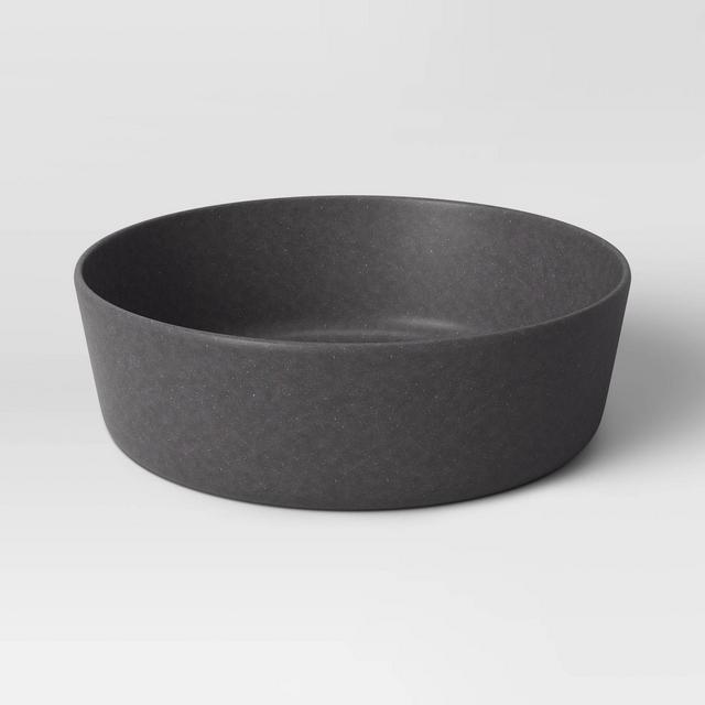 48oz Melamine and Bamboo Dinner Bowl Gray - Project 62™