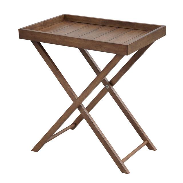 Bee & Willow™ Home Wood Tray Table in Walnut