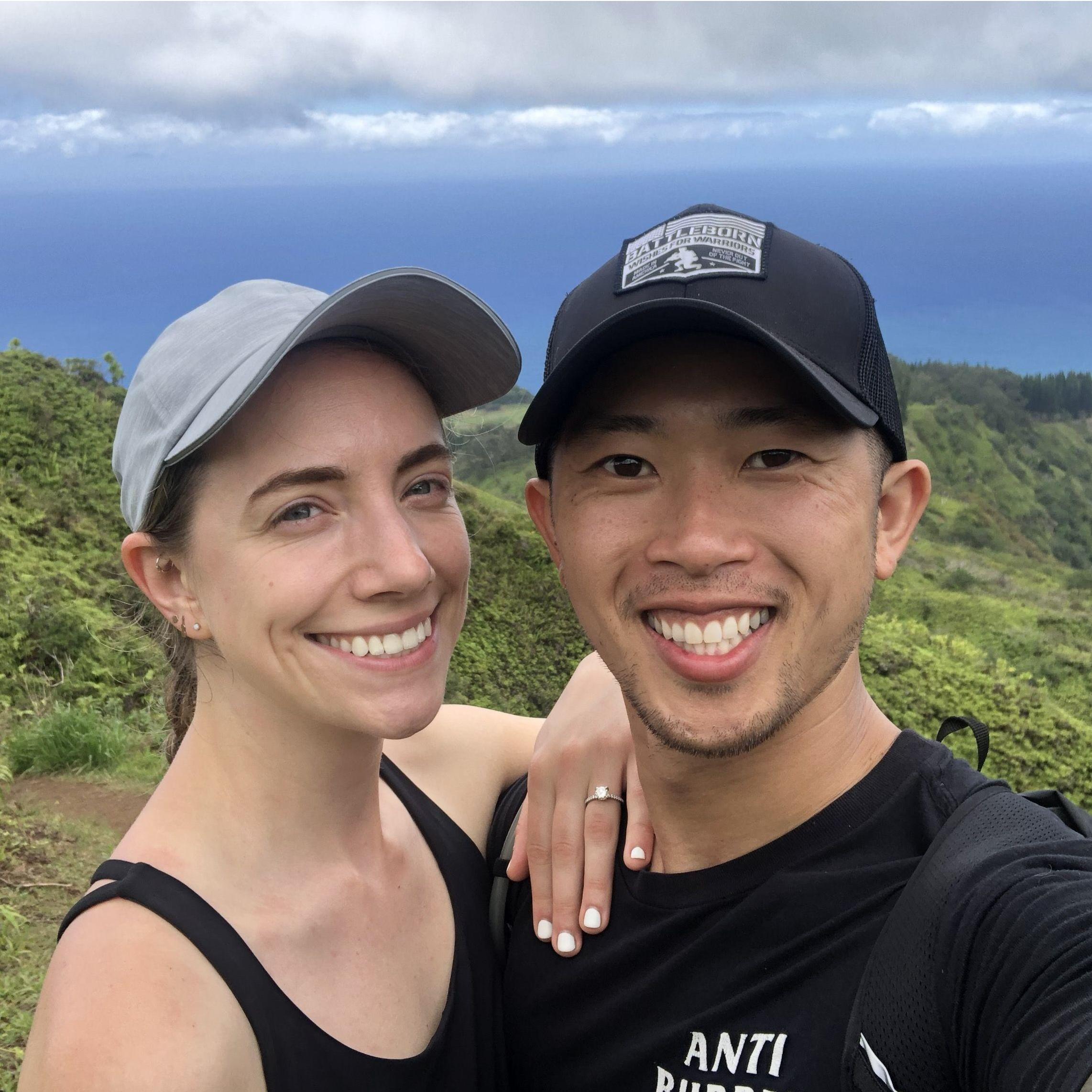 Calvin couldn't wait to propose, so we just pretend like he waited until we got to the top to pop the question.