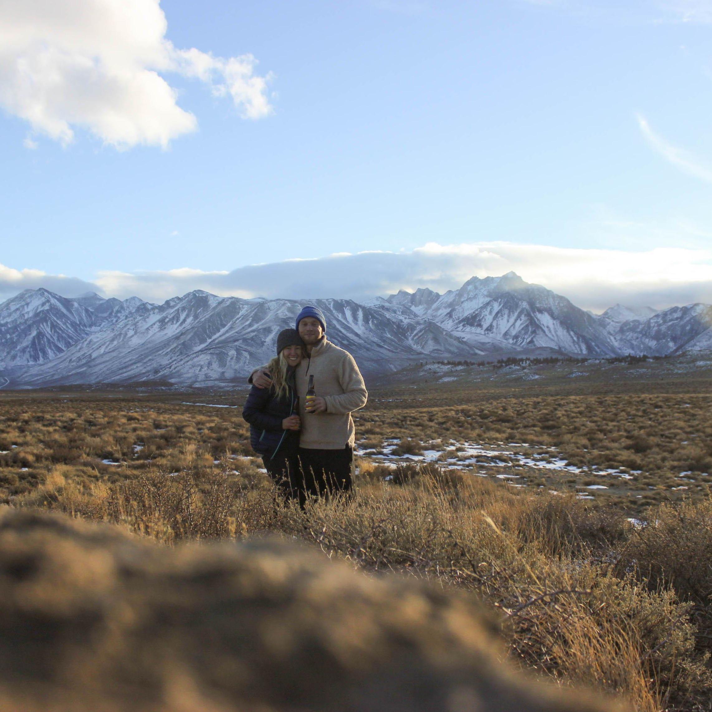 A few weeks after their first date, Emma convinced Justin to go on a 5 day camping trip in the Eastern Sierras over Christmas.