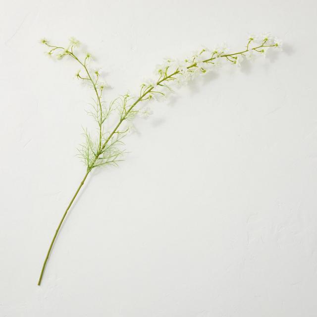 32" Faux White Delphinium Flower Stem - Hearth & Hand™ with Magnolia