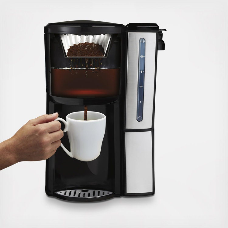 Hamilton Beach 12 Cup BrewStation Coffee Maker- 47950: Drip, Automatic Shut-Off, Removable Reservoir, Dishwasher-Safe Parts