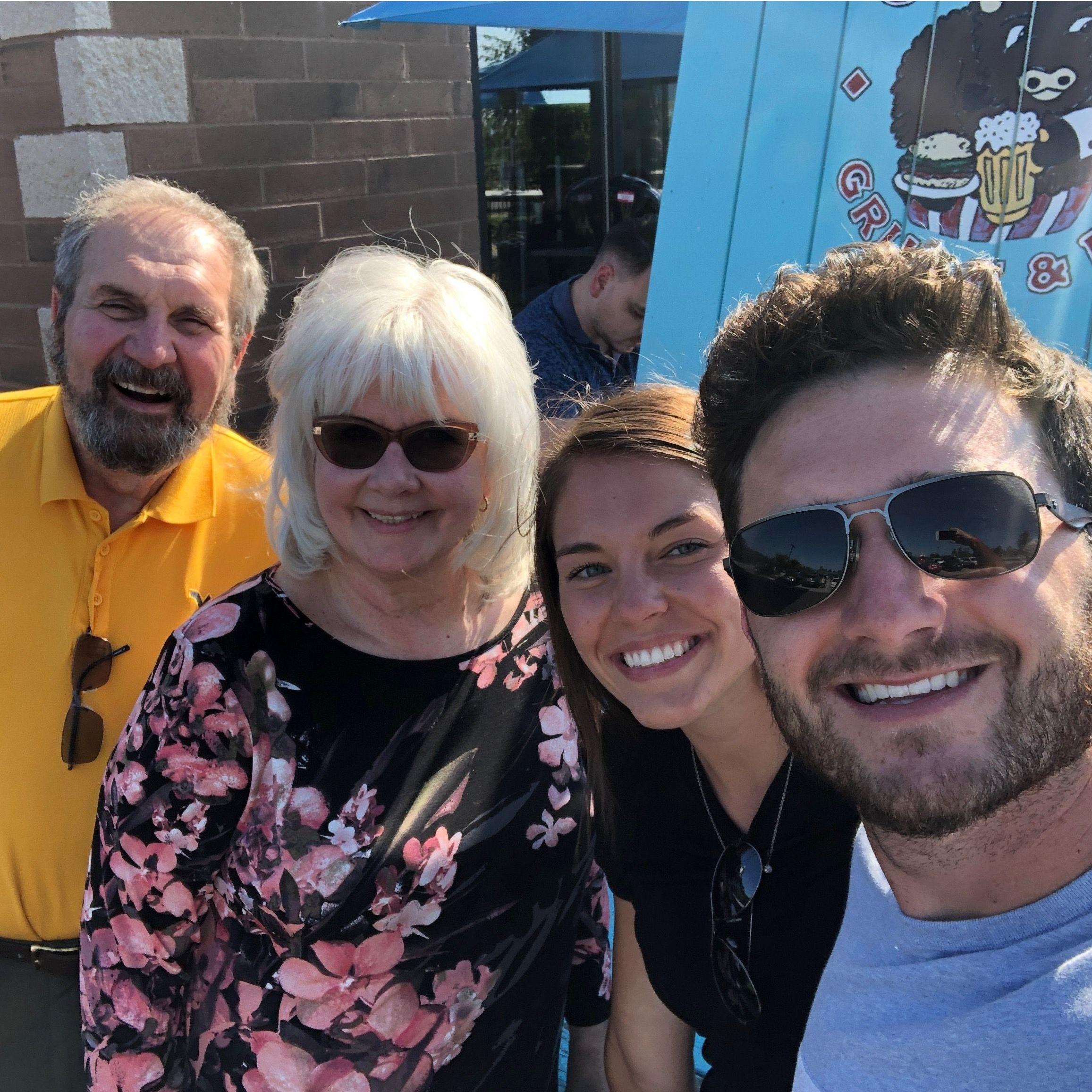 Visiting Uncle Jim & Aunt Susan in Ohio!