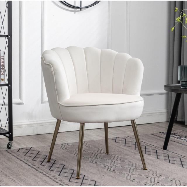 Klyszejko 22.5'' Wide Velvet Barrel Chair