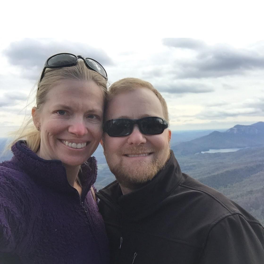 Discovered that we both like hiking during our trip to Asheville so detoured for a hike on the way home