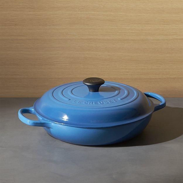 Le Creuset ® Signature 3.75qt Marseille Blue Everyday Pan