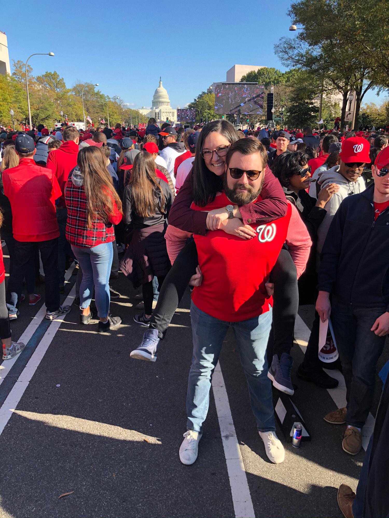 Christina moves to DC and the Nats win their first World Series, November 2019