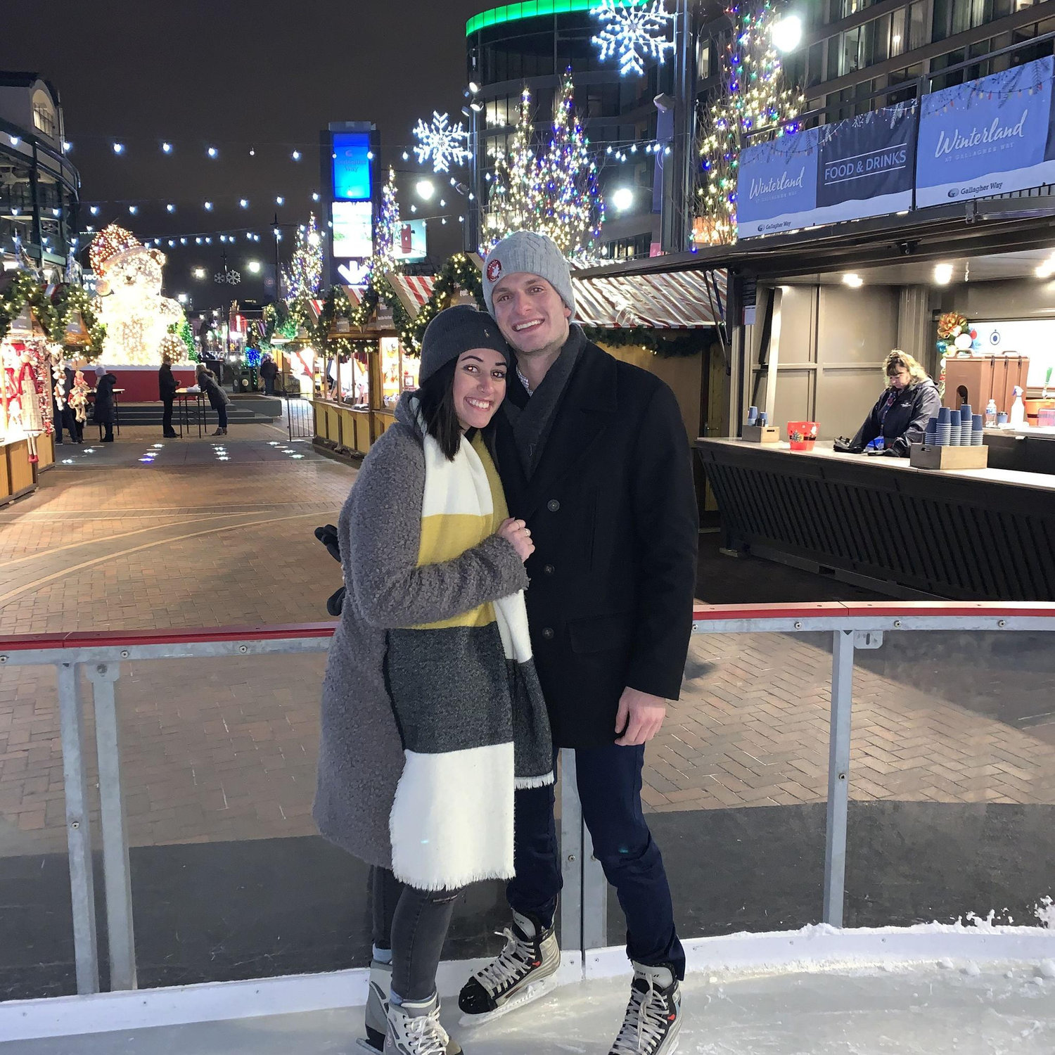Ice skating for Mariam's 22nd birthday! This was taken three days after Todd asked Mariam to be his girlfriend.