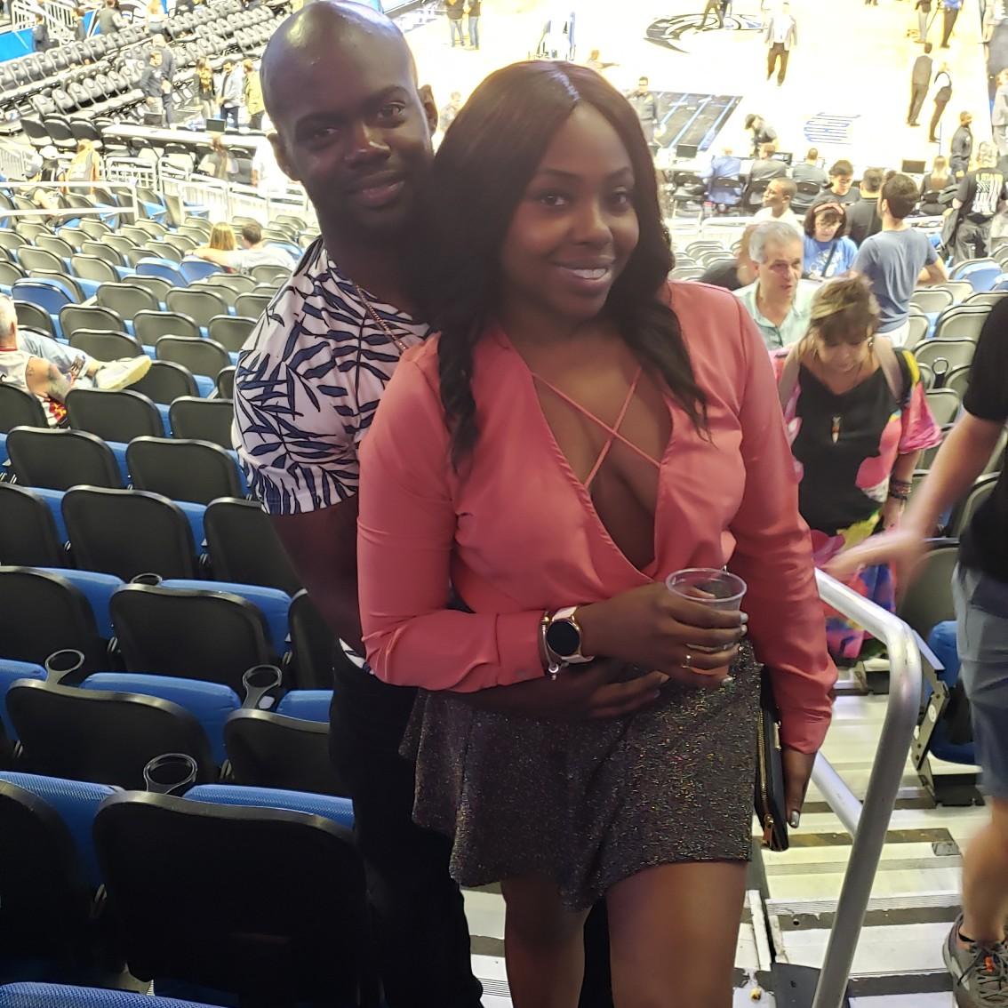 A little post game pic...Orlando Magic took the win and 2020 was off to a great start!