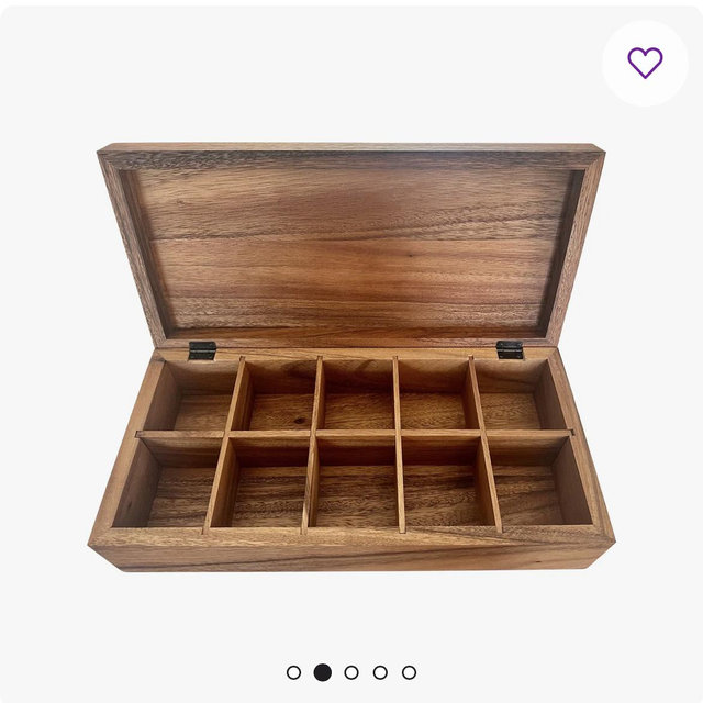 Ironwood Gourmet Wood Tea Box