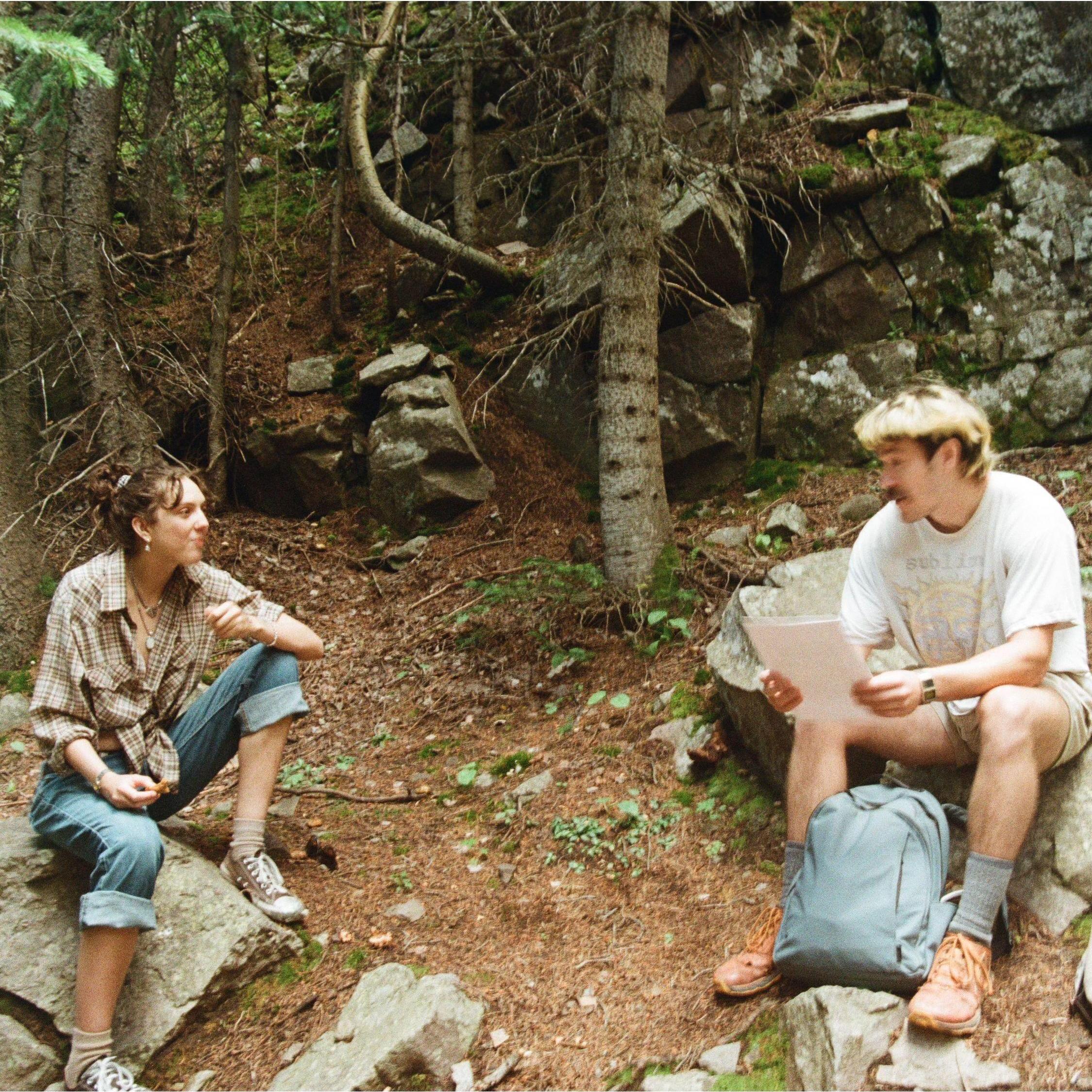 ryan breaks the news that we had already consumed over half our water with 90% of the hike remaining