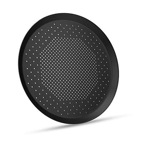 Pizza Pan with Holes, Beasea 11 Inch Nonstick Aluminum Alloy Round Vented Pizza Pans Pizza Crisper Pan Pizza Baking Tray Bakeware for Home Restaurant Kitchen