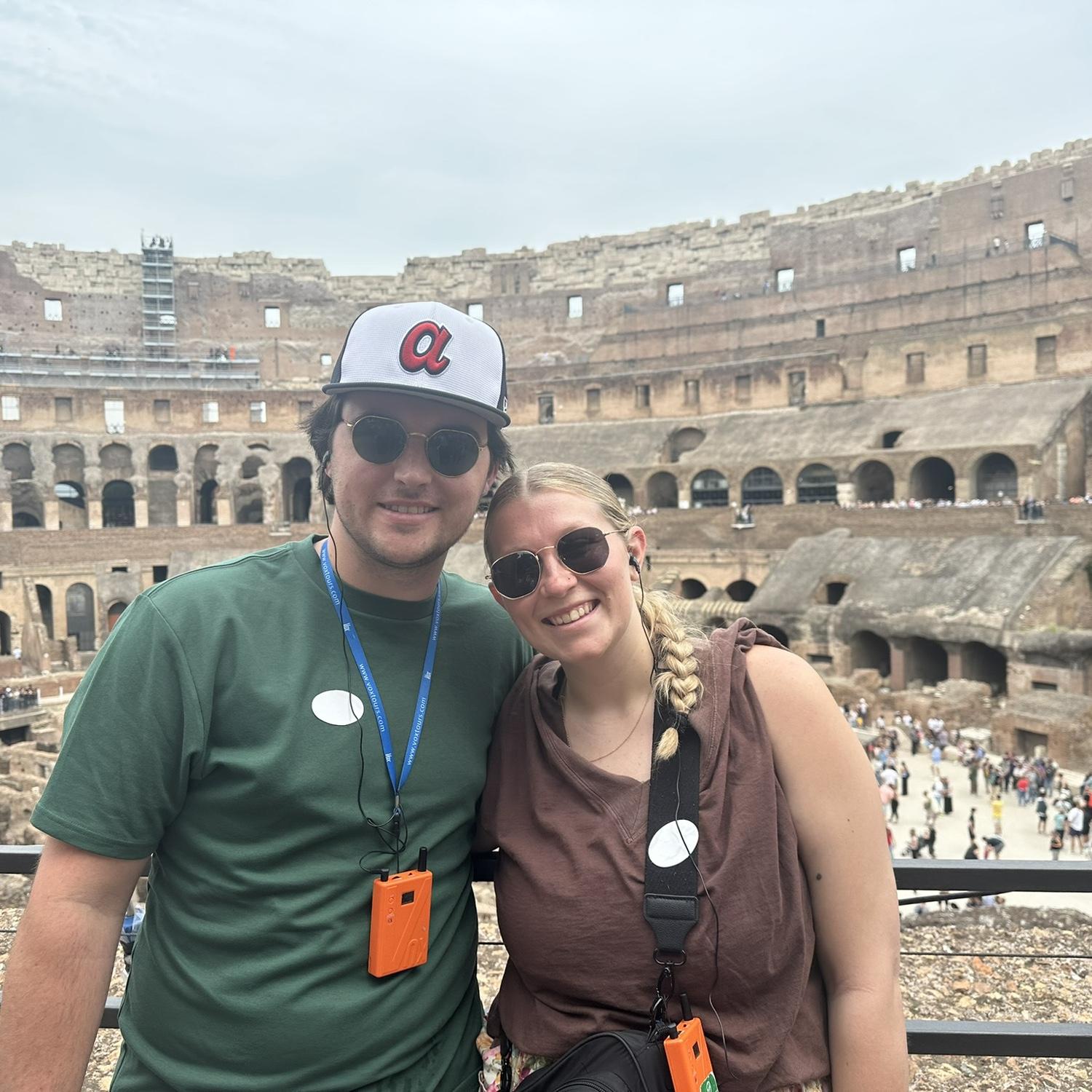us at the colosseum!