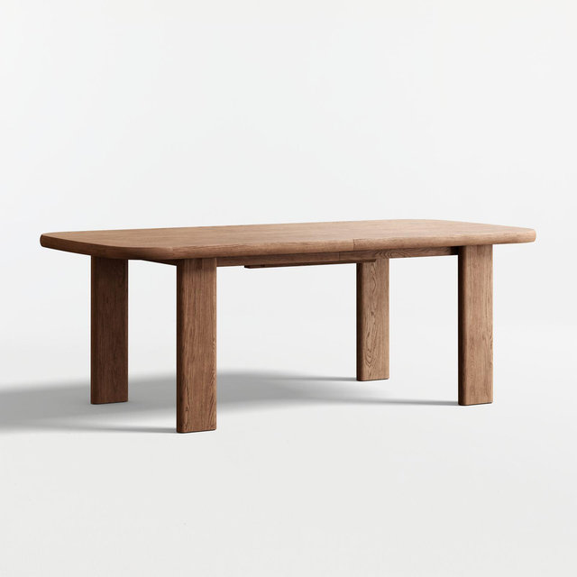 Hearth 85"-107" Oak Extendable Dining Table