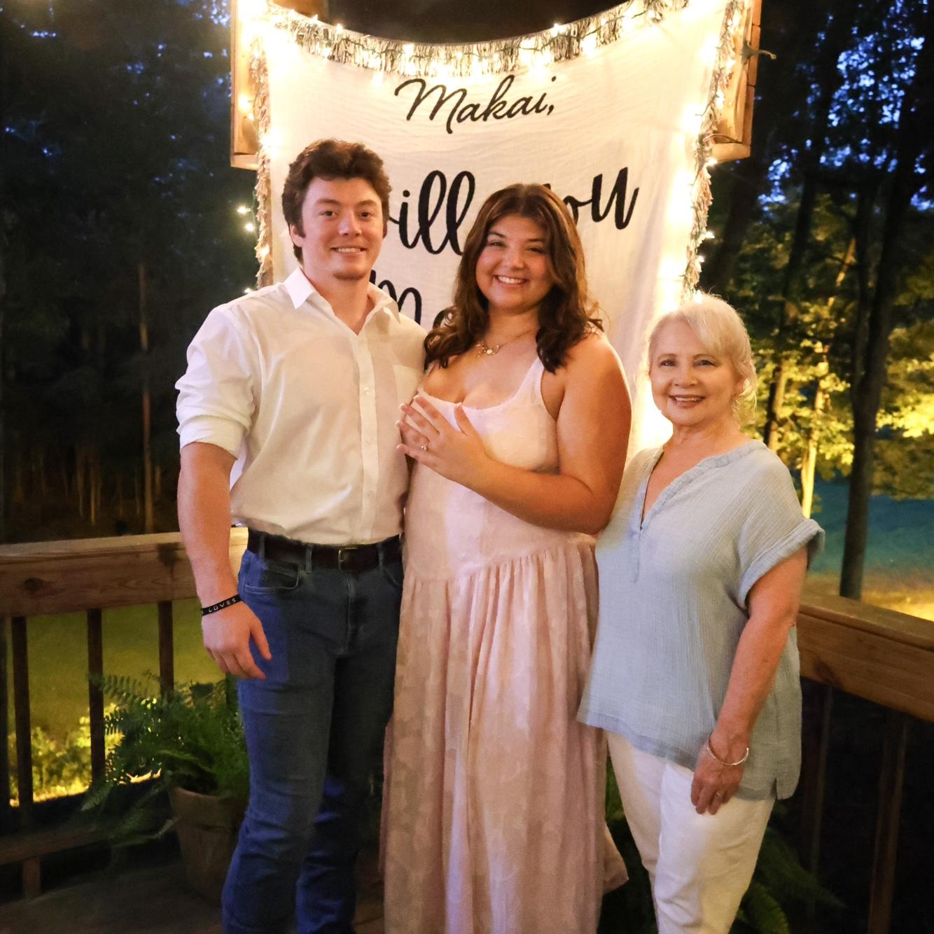 Nana at the engagement!