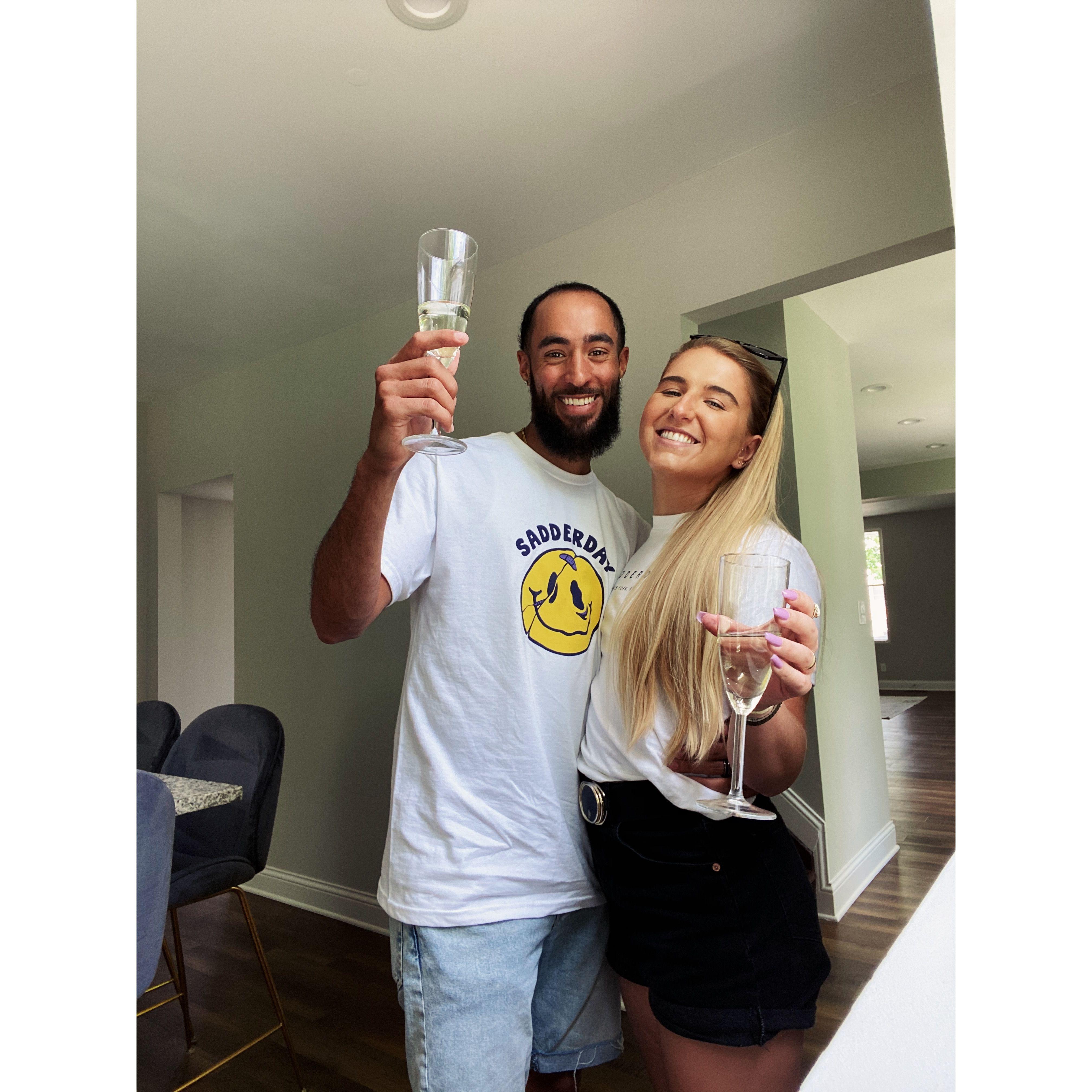 In June of 2020 we bought our house and Hendrix's House was born.