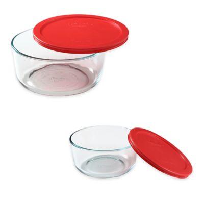 Pyrex® Storage Plus 4-Cup Round Glass Bowl with Cover