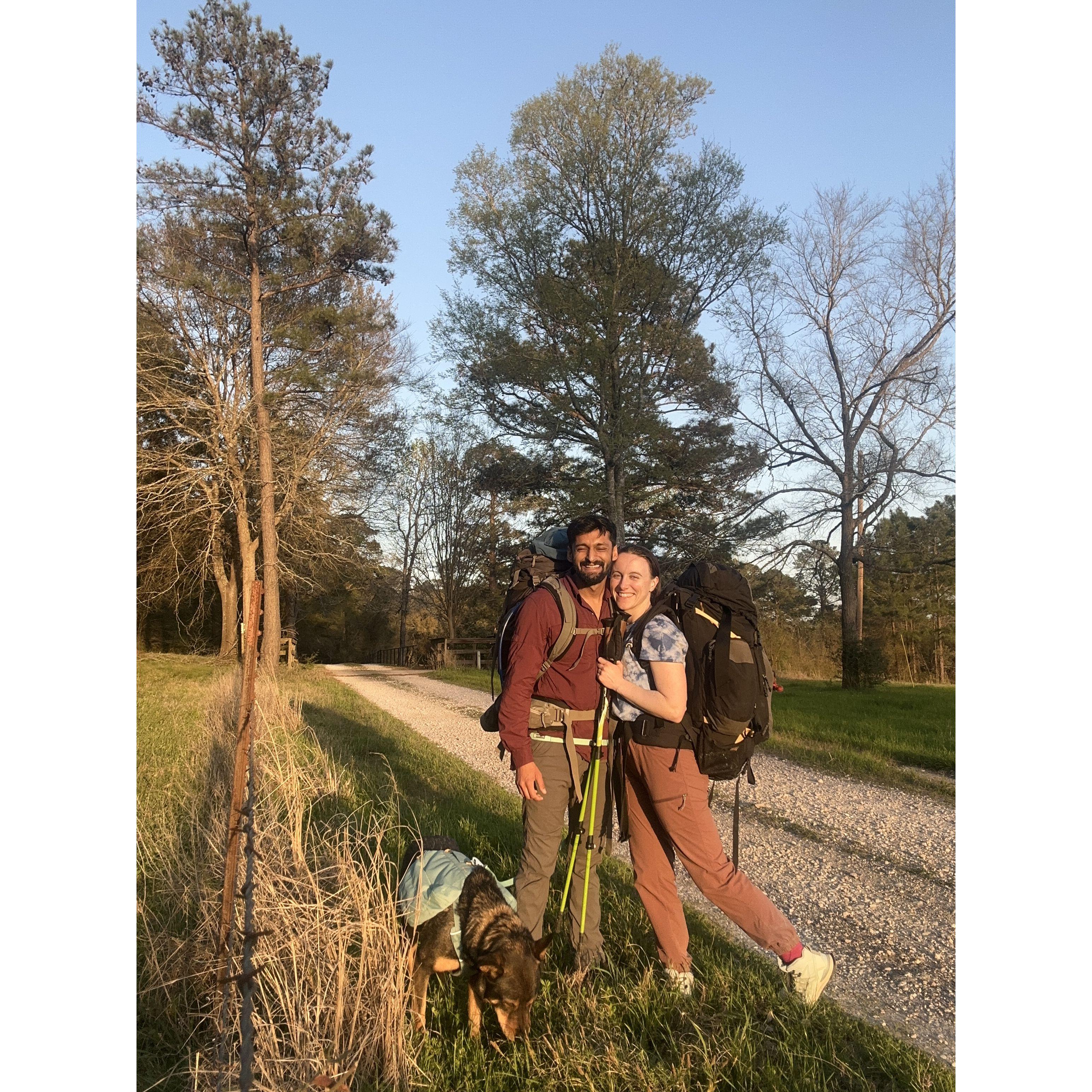 Backpacking the Lone Star Trail in Texas