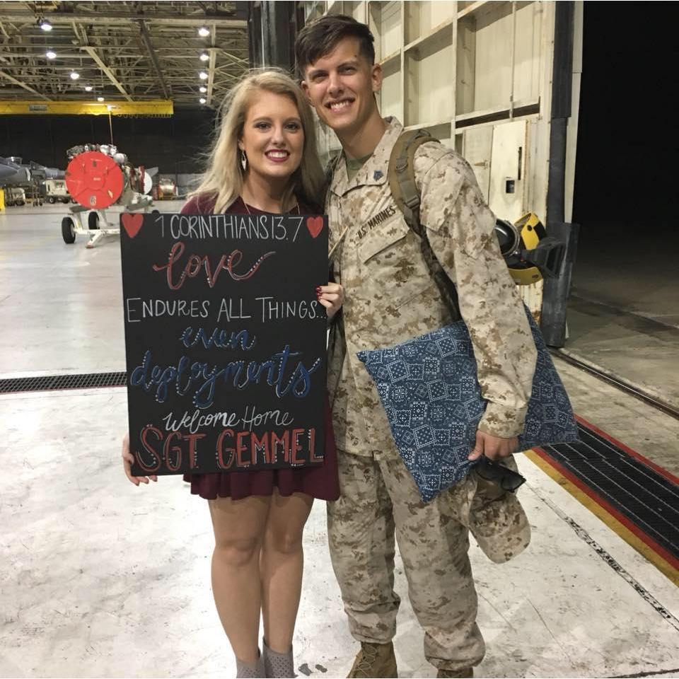 Homecoming from a 7 month long deployment. November 2018.