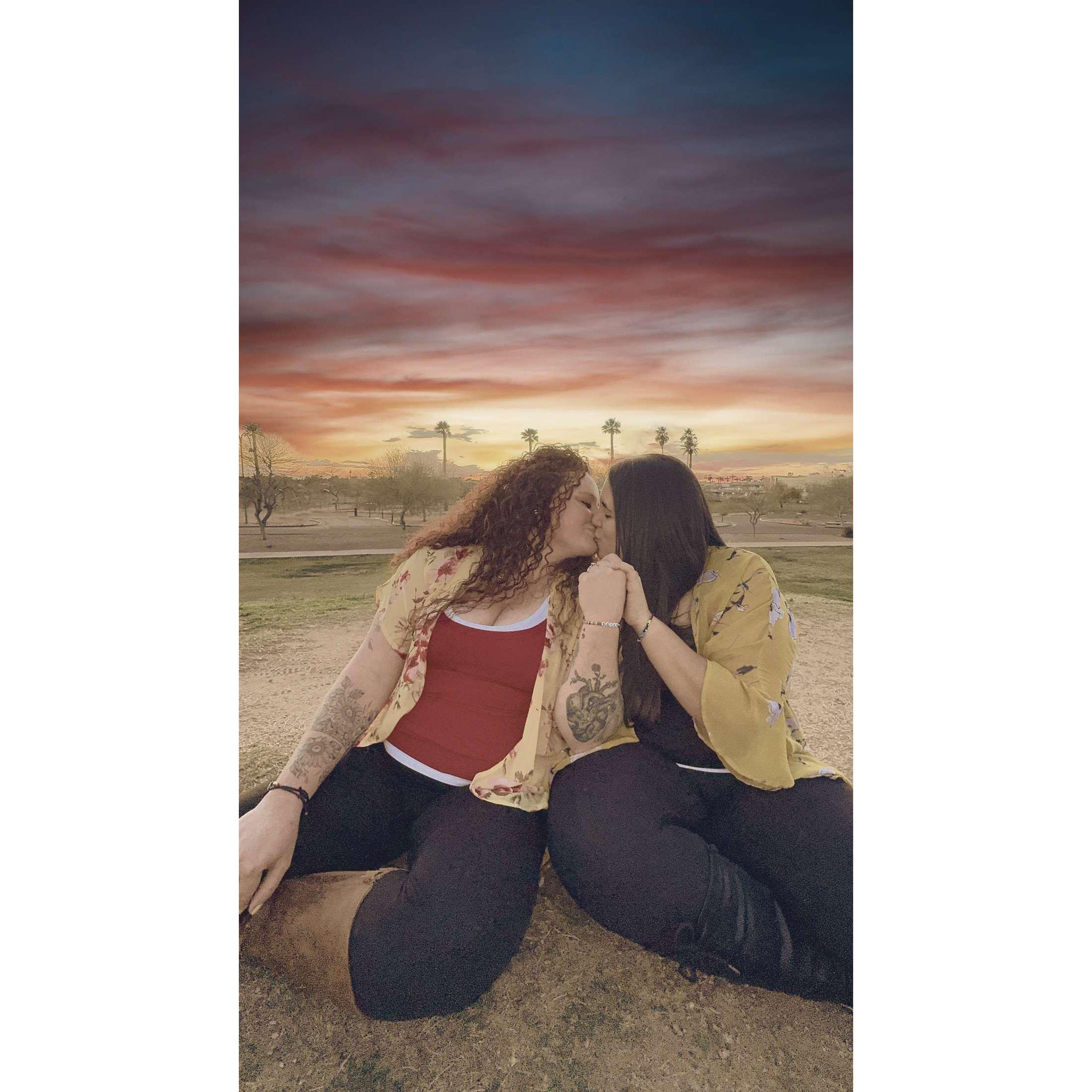 The One With The Sunset