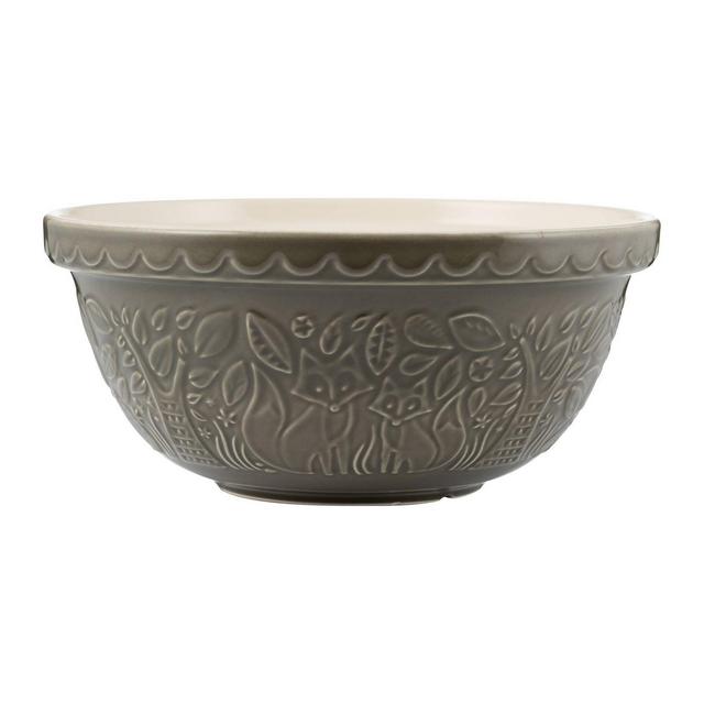 Mason Cash 135oz Earthenware In The Forest Mixing Bowl Gray