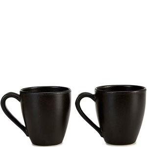 Noble ExcellenceAria Glazed Coffee Mugs, Set of 2