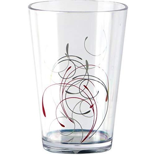 Corelle Coordinates by Reston Lloyd Splendor Acrylic Juice Glasses, 8-Ounce, Set of 6