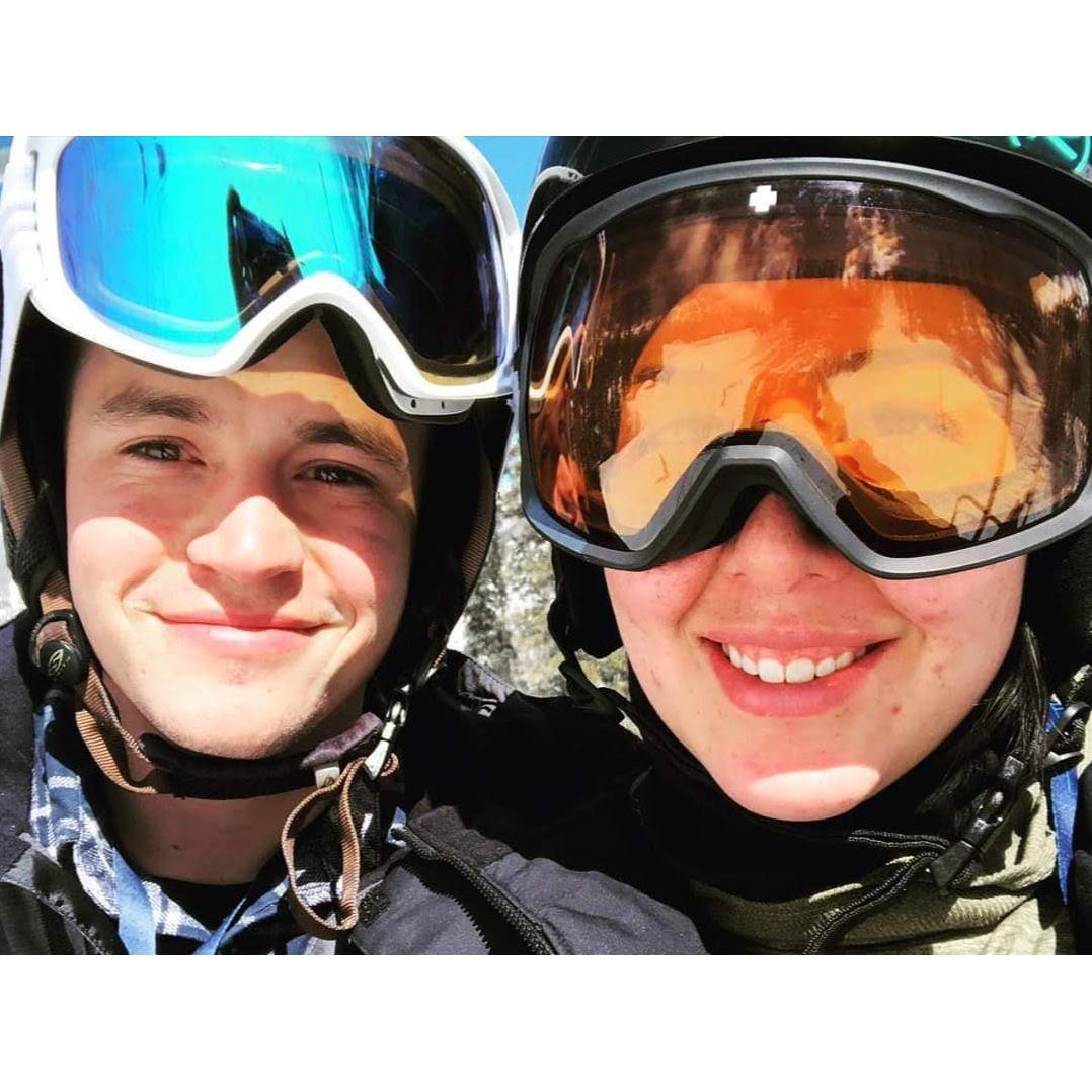 Snowboarding at Taos.