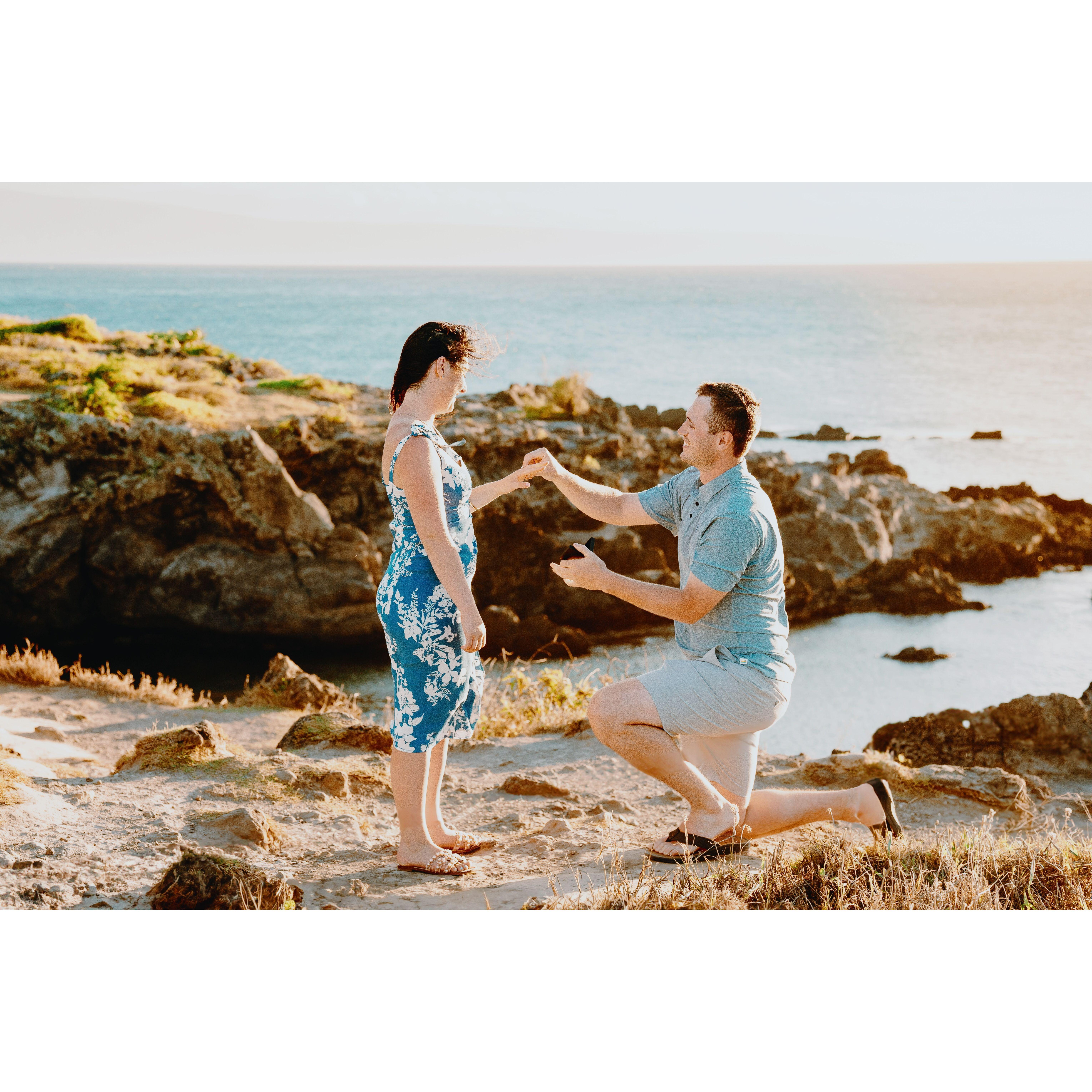 The moment Taylor said 'I do'.