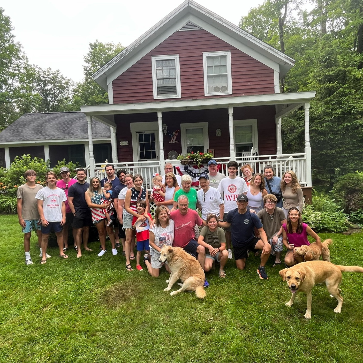 Kelly has loved getting close to the Vetters through many weekend trips to their family’s summer house in the Berkshires filled with lots of eating, drinking, singing and the occasional pushup contest
