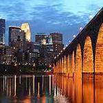 Mississippi River and Stone Arch Bridge