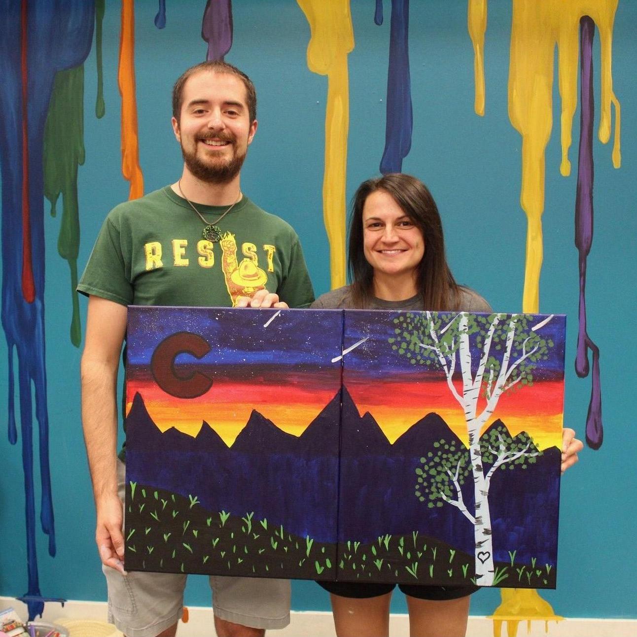 Our painting turned out pretty well!