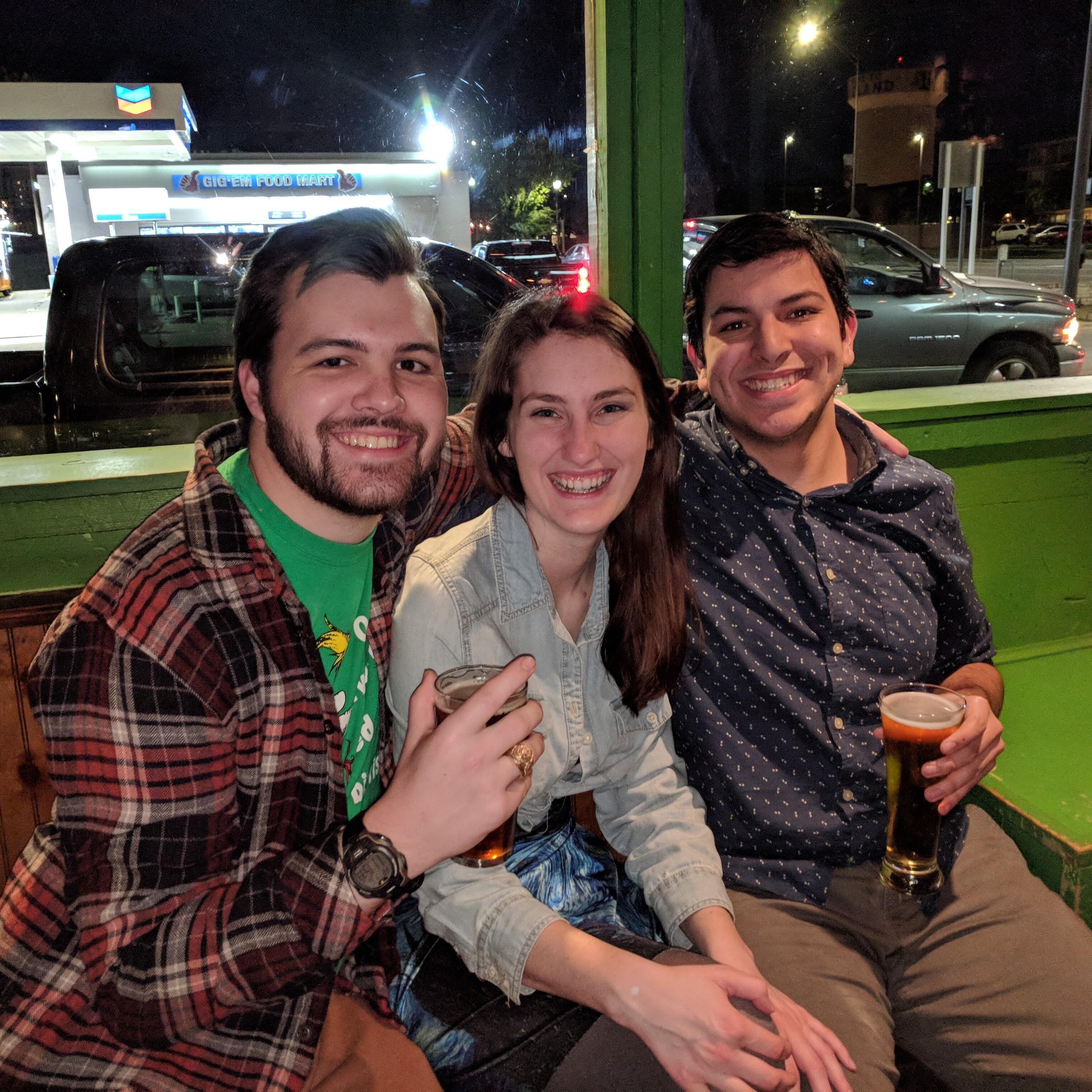 With best man Larry in College Station, April 2018